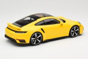 Porsche 911 992 Turbo S Yellow Minichamps 1:18 155069071 Diecast - image 2 of 6