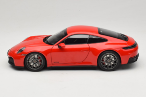Porsche 911 992.2 Carrera 4 GTS Guards Red Norev 1:18 187171 Diecast - image 4 of 8