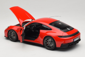 Porsche 911 992.2 Carrera 4 GTS Guards Red Norev 1:18 187171 Diecast - image 5 of 8
