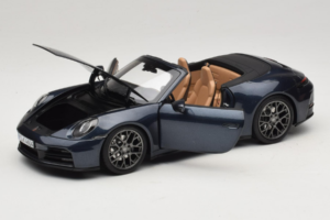 Porsche 911 992.2 Carrera Cabriolet Yachting Blue Norev 1:18 187180 Diecast - image 2 of 8