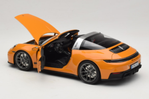 Porsche 911 992.2 Targa 4 GTS Bahama Yellow Norev 1:18 187190 Diecast - image 7 of 10