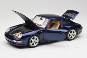 Porsche 911 993 Carrera Cup Blue Braccio & Gotz 1993 Bburago 1:18 3060-M1 Diecast - image 2 of 8