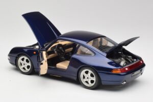Porsche 911 993 Carrera Cup Blue Braccio & Gotz 1993 Bburago 1:18 3060-M1 Diecast - image 5 of 8