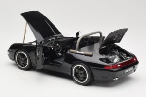 Porsche 911 993 Carrera Cabriolet Black Bburago 1:18 3090-M1 Diecast - image 5 of 8