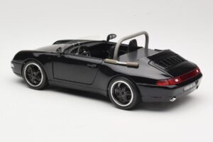 Porsche 911 993 Carrera Cabriolet Black Bburago 1:18 3090-M1 Diecast - image 7 of 8