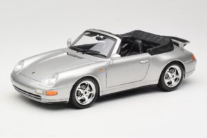 Porsche 911 993 Carrera Cabriolet Silver Bburago 1:18 18-12039 Diecast