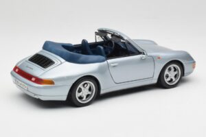 Porsche 911 993 Carrera Cabriolet Silver Maisto 1:18 100299-M1 Diecast - image 3 of 8