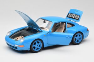 Porsche 911 993 Carrera Blue Bburago 1:18 3060 Diecast - image 2 of 8