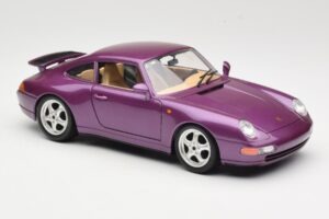 Porsche 911 993 Carrera Purple Bburago 1:18 3060-M2 Diecast - image 6 of 8