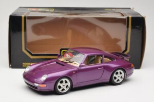 Porsche 911 993 Carrera Purple Bburago 1:18 3060-M2 Diecast - image 8 of 8