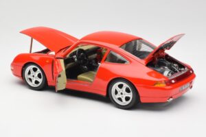 Porsche 911 993 Carrera Red Bburago 1:18 3050 Diecast - image 5 of 8