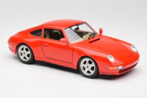 Porsche 911 993 Carrera Red Bburago 1:18 3050 Diecast - image 6 of 8