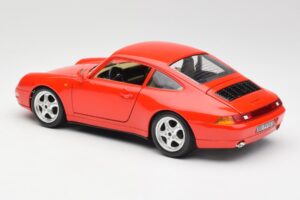 Porsche 911 993 Carrera Red Bburago 1:18 3050 Diecast - image 7 of 8
