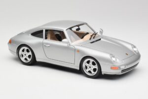 Porsche 911 993 Carrera Silver Bburago 1:18 3050-M1 Diecast - image 6 of 8