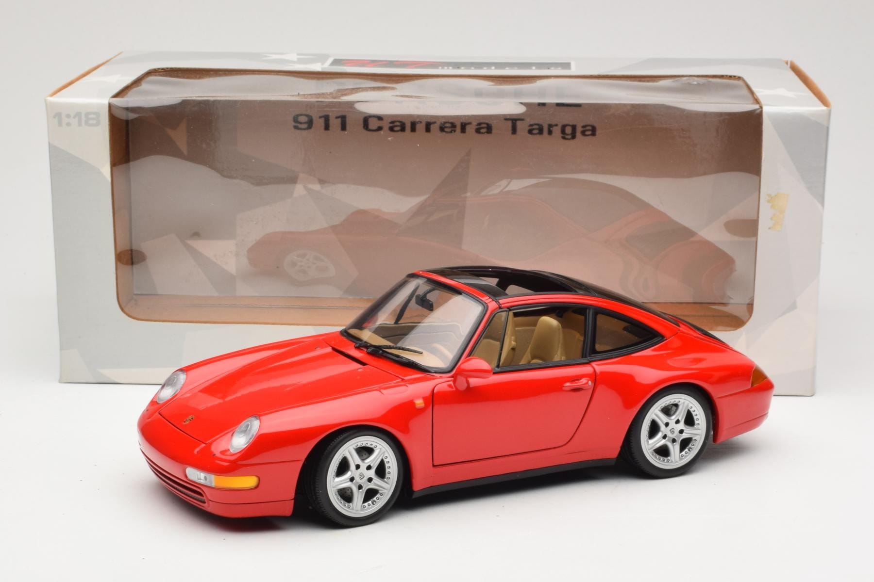 UT Models Porsche 911 993 Carrera Targa 1:18 Red