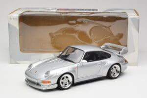 Porsche 911 993 GT2 Arctic Silver Metallic UT Models 1:18 27831 Diecast - image 8 of 8