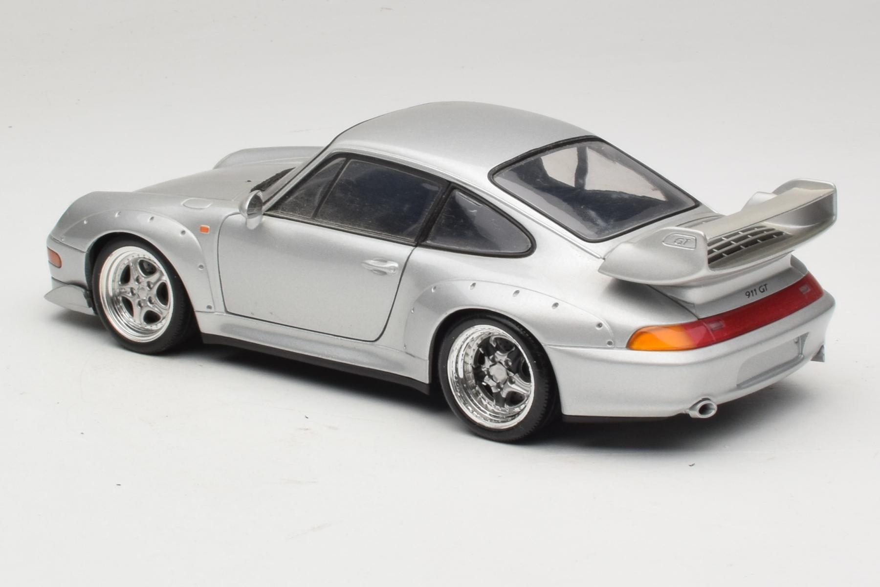 UT Models Porsche 993 GT2 1:18 Silver Diecast Replica
