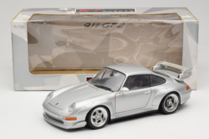 Porsche 911 993 GT2 Street Silver UT Models 1:18 180065000 Diecast - image 8 of 8