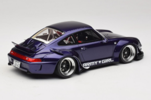 Porsche 911 993 RWB Army Girl Purple GT Spirit 1:18 GT562 Resin - image 2 of 6