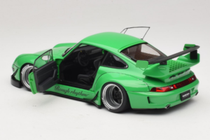 Porsche 911 993 RWB Green Gun Grey Wheels AUTOart 1:18 78151 Composite - image 5 of 8