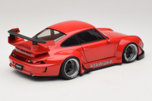 Porsche 911 993 RWB Red Gun Grey Wheels AUTOart 1:18 78153 Composite - image 3 of 8