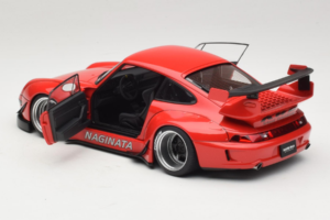Porsche 911 993 RWB Red Gun Grey Wheels AUTOart 1:18 78153 Composite - image 5 of 8