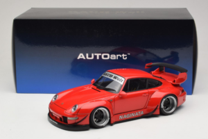 Porsche 911 993 RWB Red Gun Grey Wheels AUTOart 1:18 78153 Composite - image 8 of 8