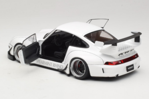 Porsche 911 993 RWB White Gun Grey Wheels AUTOart 1:18 78150 Composite - image 5 of 8