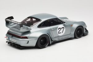 Porsche 911 993 RWB Yuiitsumuni Silver GT Spirit 1:18 GT522 Resin - image 2 of 6