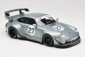 Porsche 911 993 RWB Yuiitsumuni Silver GT Spirit 1:18 GT522 Resin - image 4 of 6