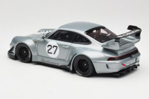 Porsche 911 993 RWB Yuiitsumuni Silver GT Spirit 1:18 GT522 Resin - image 5 of 6