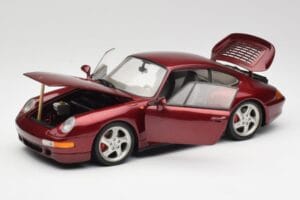 Porsche 911 993 Turbo Arena Red Metallic UT Models 1:18 27811 Diecast - image 2 of 8