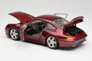 Porsche 911 993 Turbo Arena Red Metallic UT Models 1:18 27811 Diecast - image 5 of 8