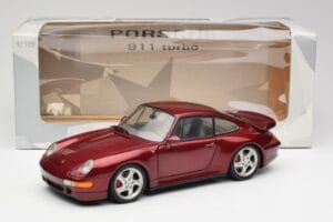 Porsche 911 993 Turbo Arena Red Metallic UT Models 1:18 27811 Diecast - image 8 of 8