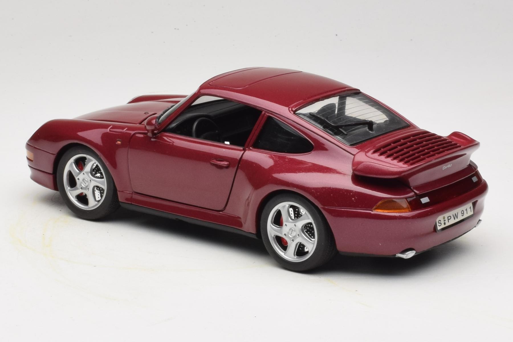 Anson Porsche 911 993 Turbo 1:18 Red Diecast