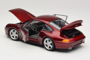 Porsche 911 993 Turbo Red Metallic UT Models 1:18 180066070 Diecast - image 5 of 8