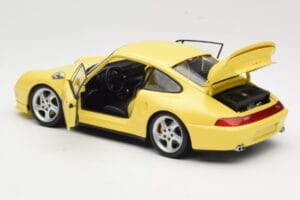 Porsche 911 993 Turbo S Yellow UT Models 1:18 27836 Diecast - image 5 of 8