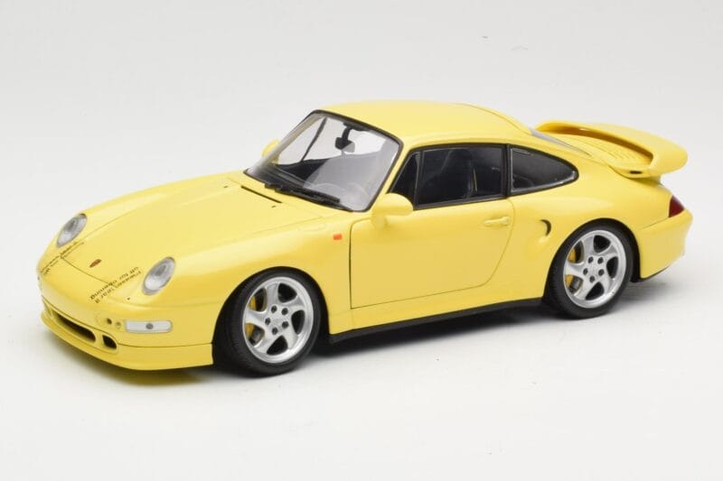 Porsche 911 993 Turbo S Yellow UT Models 1:18 27836 Diecast