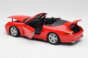 Porsche 911 996 Cabriolet Red Gate 1:18 1051 Diecast - image 5 of 8