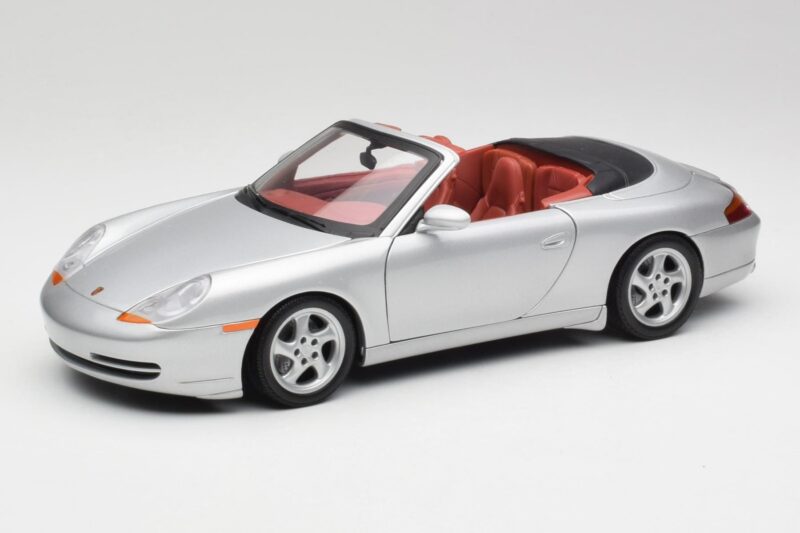 Porsche 911 996 Cabriolet Silver Gate 1:18