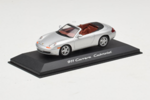 Porsche 911 996 Cabriolet Silver Minichamps 1:43 WAP02004097 Diecast - image 2 of 4