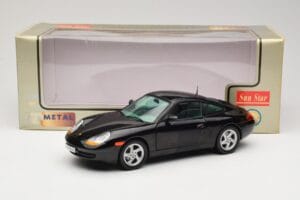 Porsche 911 996 Carrera Black Sun Star 1:18 1202 Diecast - image 8 of 8