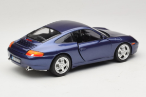 Porsche 911 996 Carrera Blue Bburago 1:18 WAP02100897 Diecast - image 3 of 8