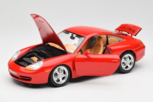 Porsche 911 996 Carrera Red Bburago 1:18 3385 Diecast - image 2 of 8