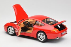 Porsche 911 996 Carrera Red Bburago 1:18 3385 Diecast - image 5 of 8