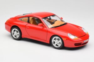Porsche 911 996 Carrera Red Bburago 1:18 3385 Diecast - image 6 of 8