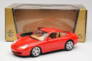 Porsche 911 996 Carrera Red Bburago 1:18 3385 Diecast - image 8 of 8