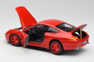 Porsche 911 996 Carrera Red Limited Edition Bburago 1:18 3385-M1 Diecast - image 5 of 8