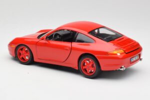 Porsche 911 996 Carrera Red Limited Edition Bburago 1:18 3385-M1 Diecast - image 7 of 8