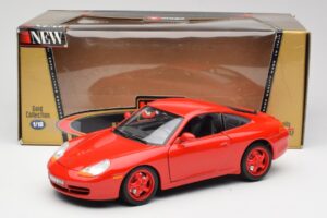 Porsche 911 996 Carrera Red Limited Edition Bburago 1:18 3385-M1 Diecast - image 8 of 8